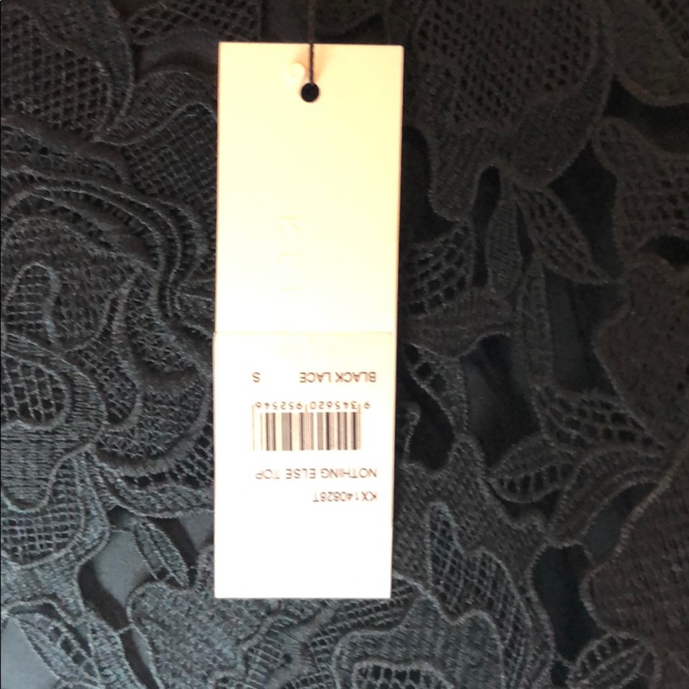 Keepsake The Label Nothing Else Black Lace Top NWT - Picture 6 of 7